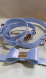 Leather Dog Lead (only) - Lilac