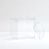 Clear Storage Bin with Lift Up Lid & Scoop | Options